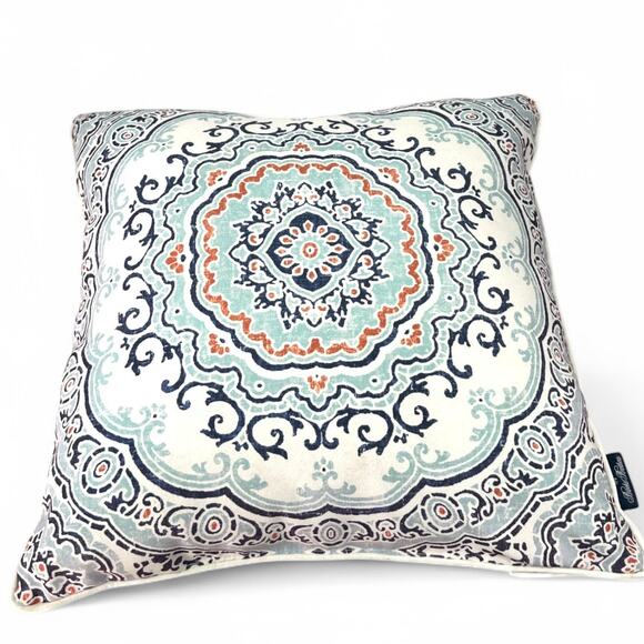 Brooks Brothers Other - Brooks Brother Reversable Outdoor Throw Pillow Decor Print 20"X20"